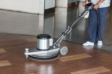 Floor polishing