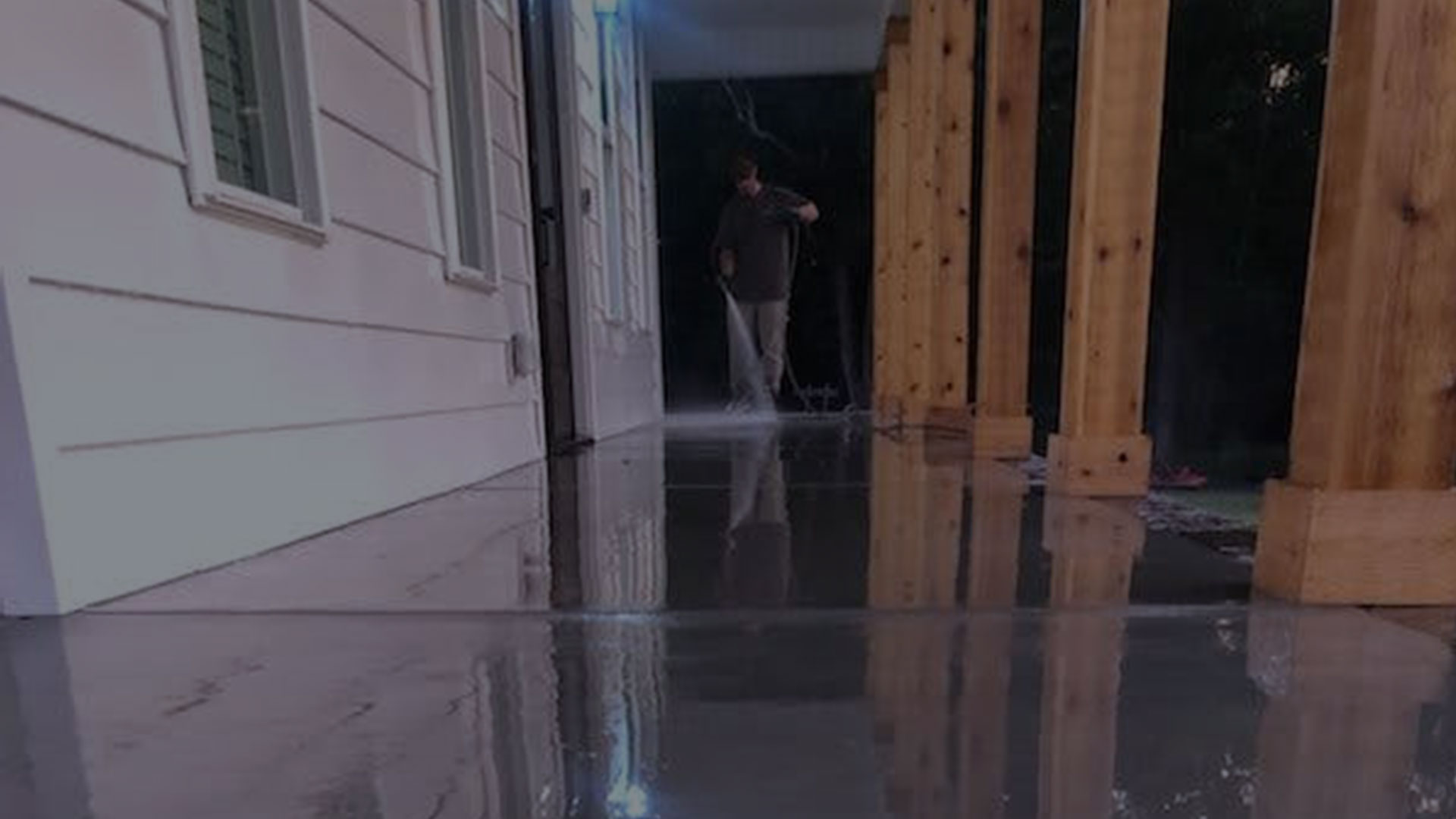 pressure washing